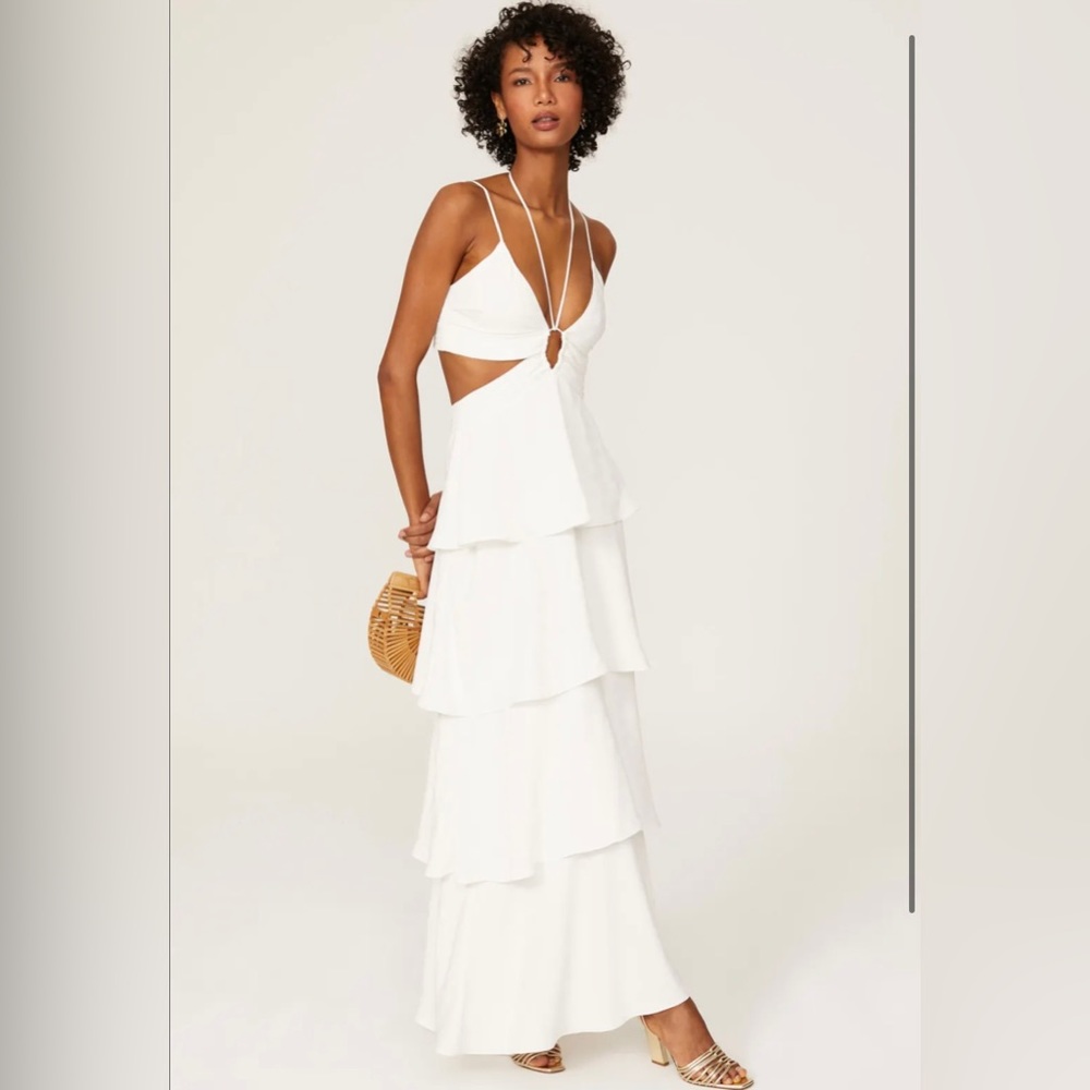 Line and Dot Sonia Tiered Maxi Dress